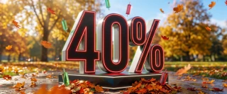 40% OFF. THAT'S A SERIOUS DROP.